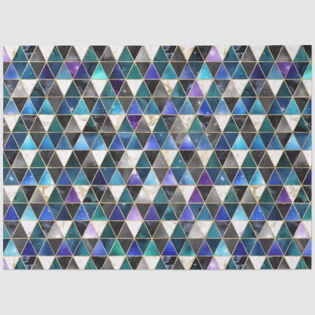 Papel De Seda Série de Design Isométrico da Galáxia 10 (Frente )