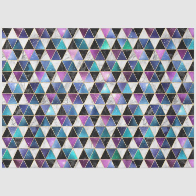 Papel De Seda Série de Design Isométrico da Galáxia 9 (Frente )