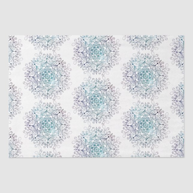 Papel De Seda Série de Design Mandala 16 (Frente )