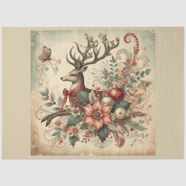 Papel De Seda Série de Design Natal Passado 29 (Frente )
