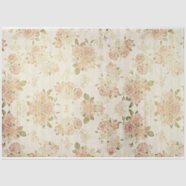 Papel De Seda Série de Efêmeros Vitorianos Design 12 (Frente )