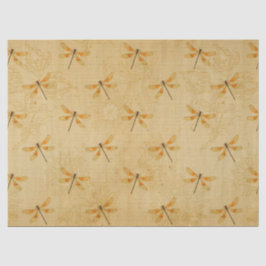 Papel De Seda Série de Girassóis e Libélulas Design 17