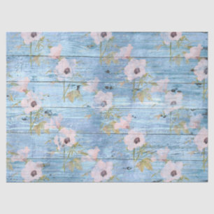 Papel De Seda Série de Madeira Shabby Chic Design 4