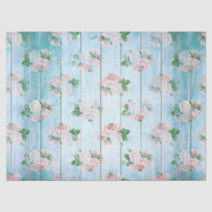 Papel De Seda Série de Madeira Shabby Chic Design 5