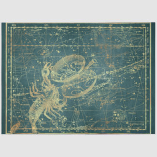 Papel De Seda Série de Mapas Gold Star Design 23