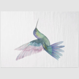 Papel De Seda Série de Pássaros Tropicais: Beija-flor