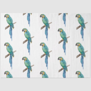 Papel De Seda Série de pássaros tropicais : design de Máscara
