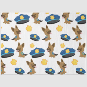 Papel De Seda Série de Polícia Design 6