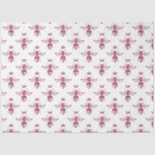 Papel De Seda Série Design Abelha Adorável 40 (Frente )