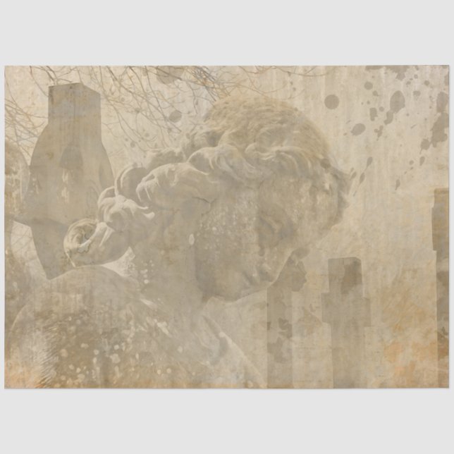 Papel De Seda Série Design Anjo Gótico 3 (Frente )