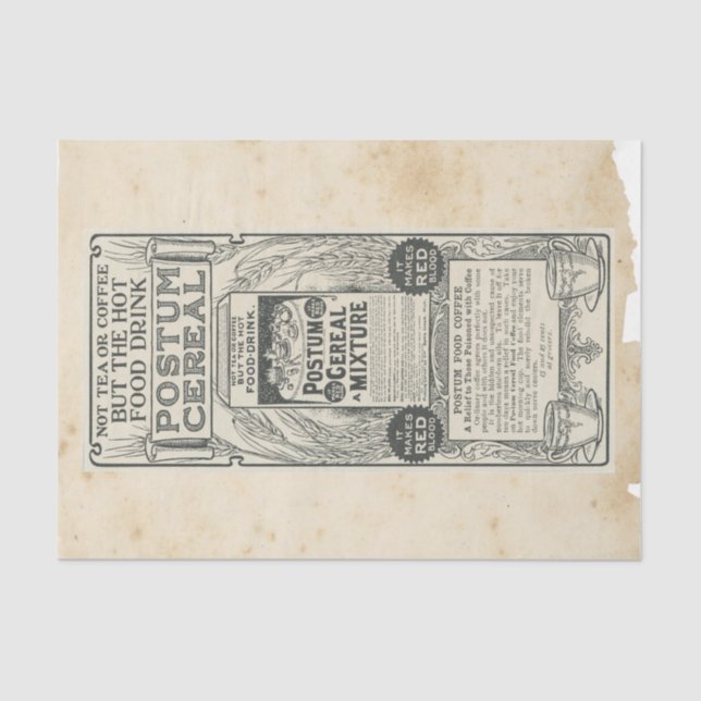 Papel De Seda Série Design de Ephemera de Sucata #10 (Frente )