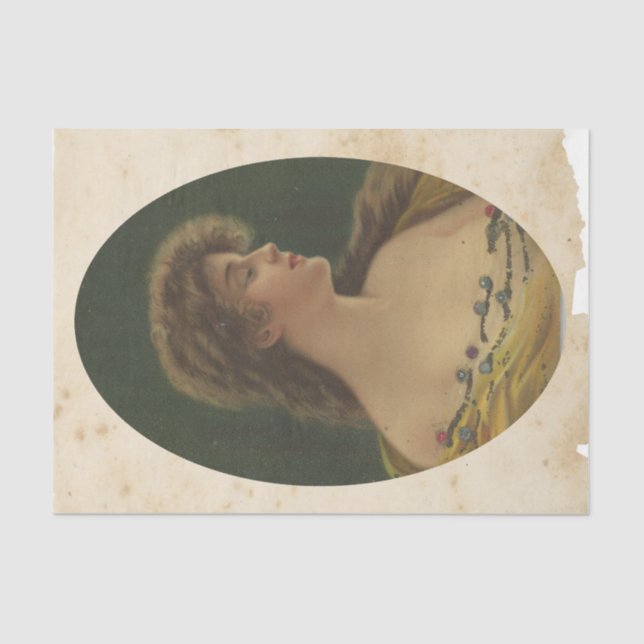 Papel De Seda Série Design de Ephemera de Sucata #19 (Frente )