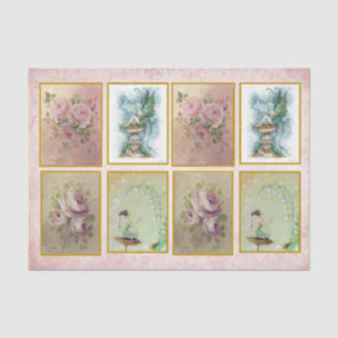 Papel De Seda Série Design de Fadas 6