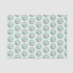 Papel De Seda Série Design de praia náutica 5
