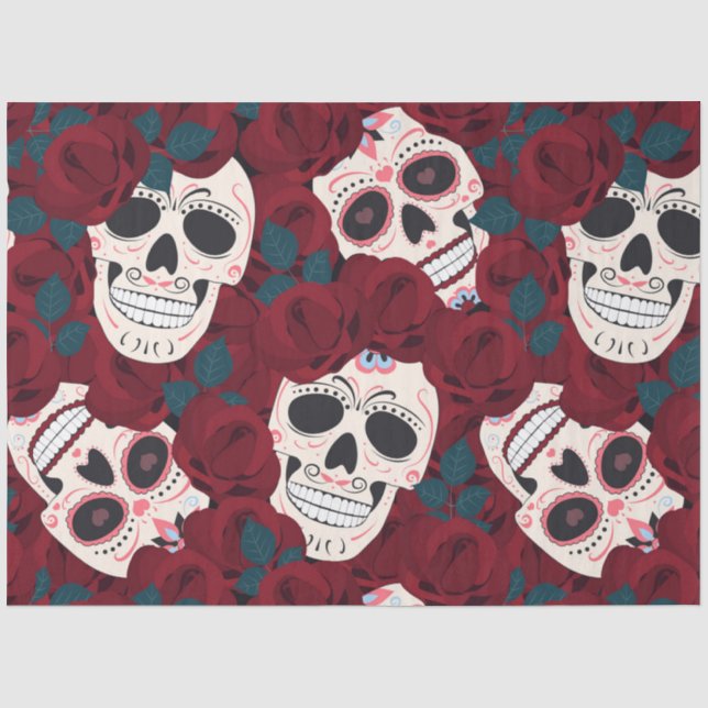 Papel De Seda Série Dia dos Mortos Design 12 (Frente )