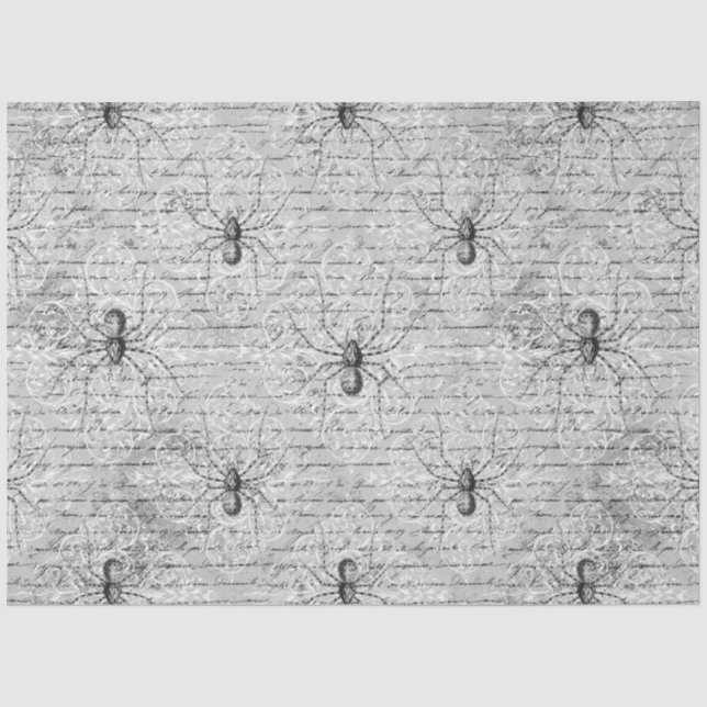 Papel De Seda Série Encantamento Gótico Desenho 14 (Frente )