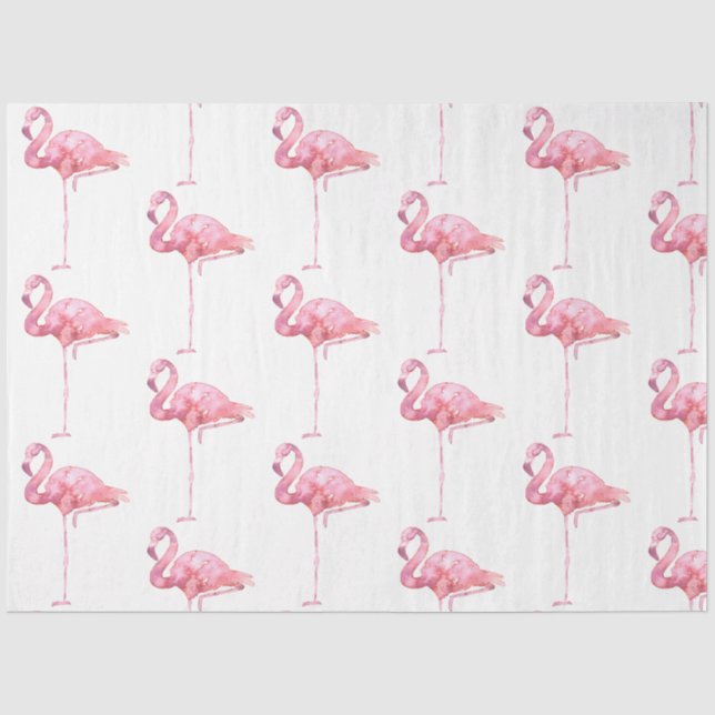 Papel De Seda Série Flamingo Ternura Design 1 (Frente )