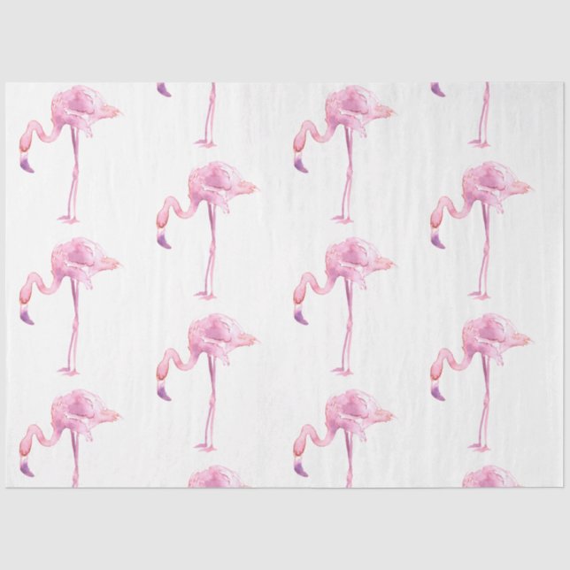 Papel De Seda Série Flamingo Ternura Design 4 (Frente )