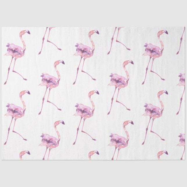 Papel De Seda Série Flamingo Ternura Design 5 (Frente )