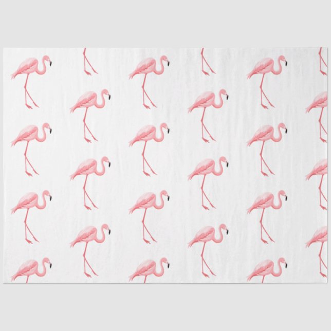 Papel De Seda Série Flamingo Tropical Design 15 (Frente )