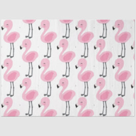 Papel De Seda Série Flamingo Tropical Design 3