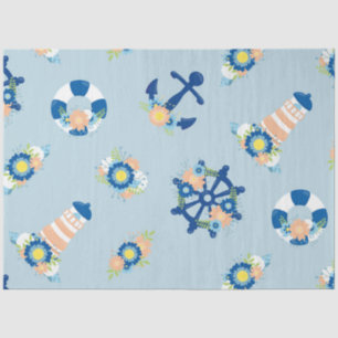 Papel De Seda Série Floral Náutica Design 7