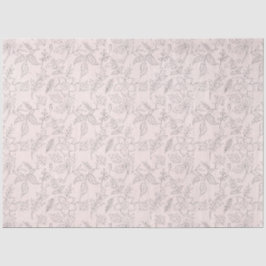 Papel De Seda Série Floral Rosa Design 2