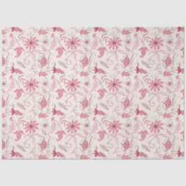 Papel De Seda Série Floral Rosa Design 3