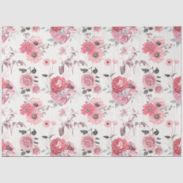 Papel De Seda Série Floral Rosa Design 7