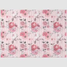 Papel De Seda Série Floral Rosa Design 8
