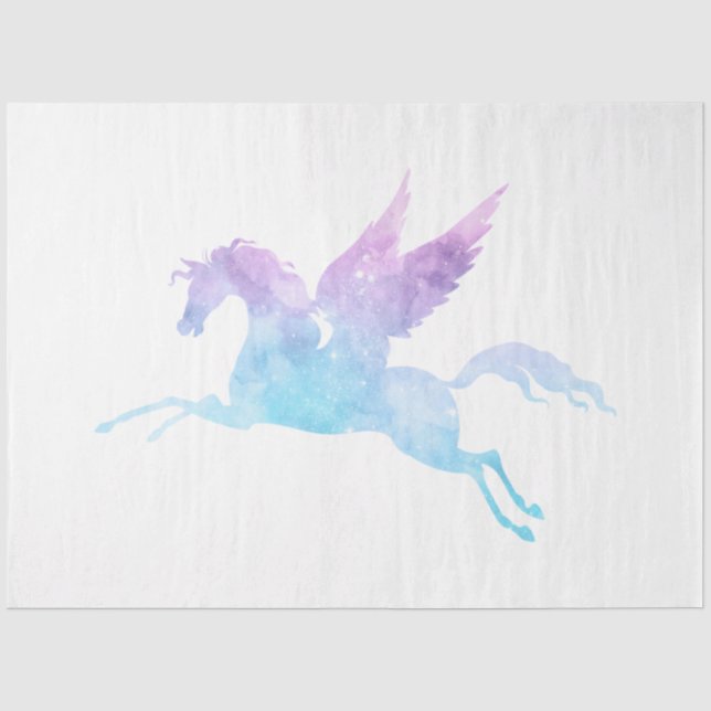 Papel De Seda Série Galaxy Unicórnio Design 1 (Frente )
