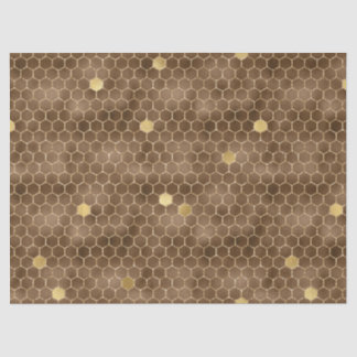 Papel De Seda Série Glam Honeycomb Design #13