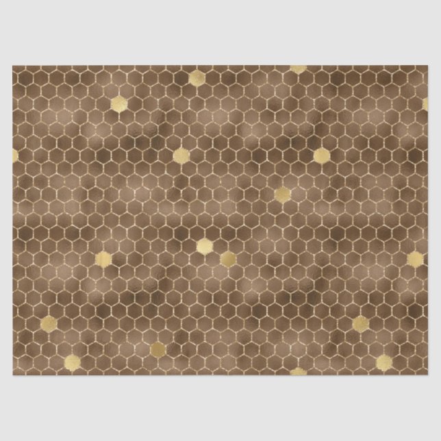 Papel De Seda Série Glam Honeycomb Design #13 (Frente )