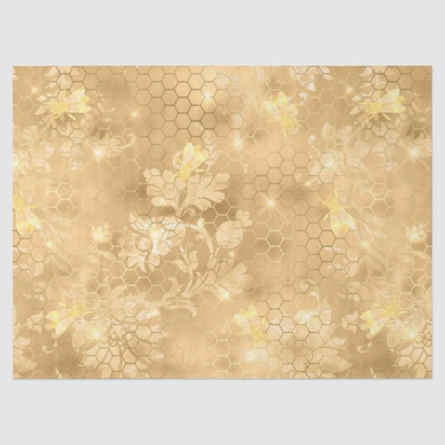 Papel De Seda Série Glam Honeycomb Design #2 (Frente )