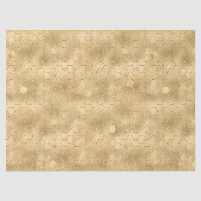 Papel De Seda Série Glam Honeycomb Design #3 (Frente )