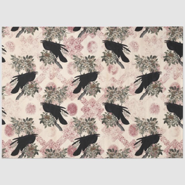 Papel De Seda Série Gothic Countenance Design 4 (Frente )