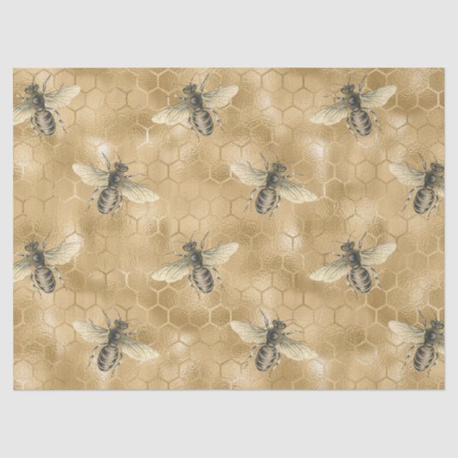 Papel De Seda Série Honey Bee Design 6 (Frente )