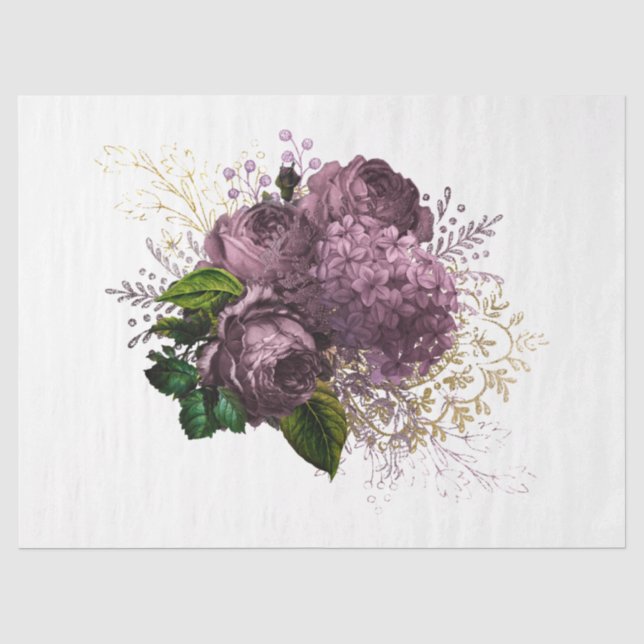 Papel De Seda Série Jardim de Chá Abelha Design 29 (Frente )