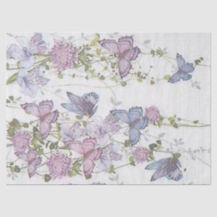 Papel De Seda Série Lilás Shabby Chic Design 15