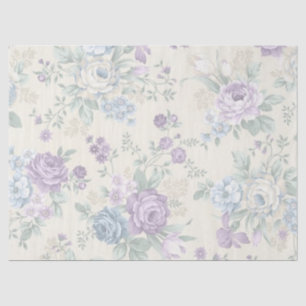 Papel De Seda Série Lilás Shabby Chic Design 19