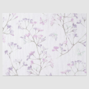 Papel De Seda Série Lilás Shabby Chic Design 23