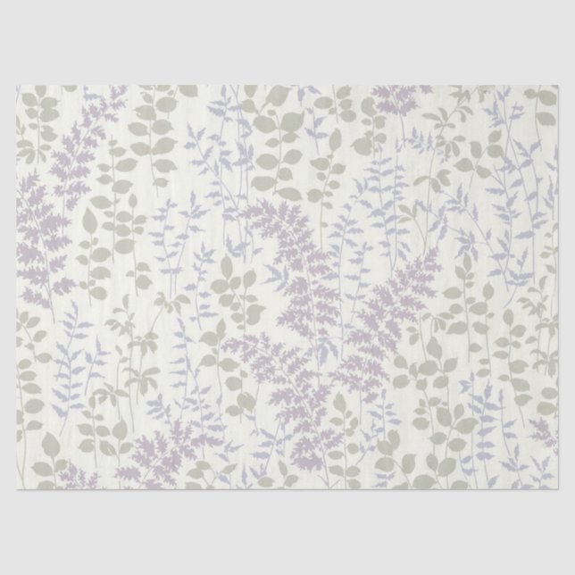 Papel De Seda Série Lilás Shabby Chic Design 25 (Frente )