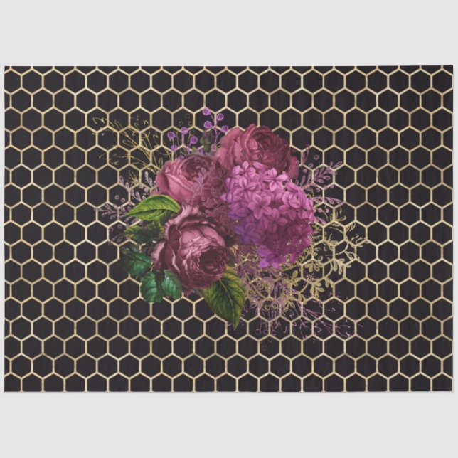 Papel De Seda Série Lovely Bee Design 53 (Frente )