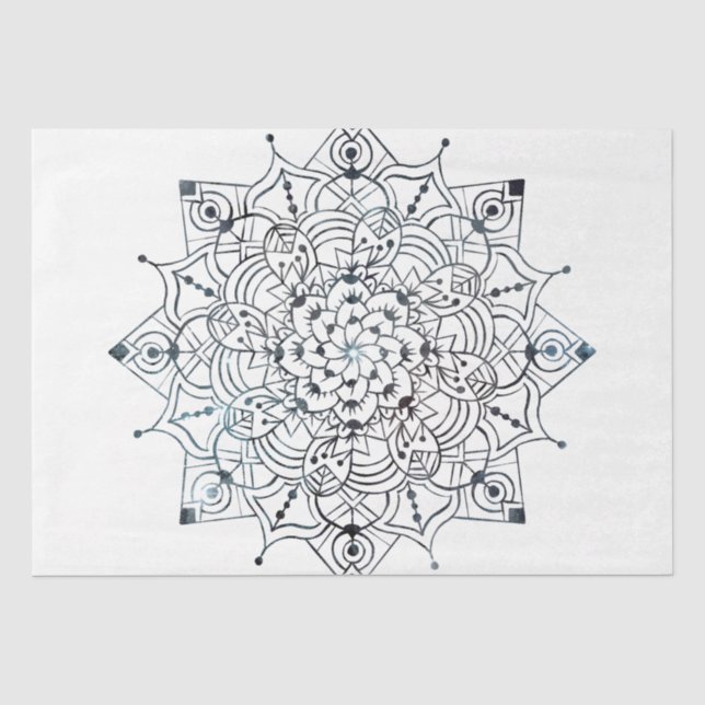 Papel De Seda Série Mandala Design 23 (Frente )