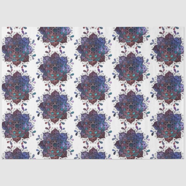 Papel De Seda Série Mandala Design 6 (Frente )