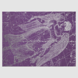 Papel De Seda Série Mapa Estelar da Galáxia de Prata Design 11