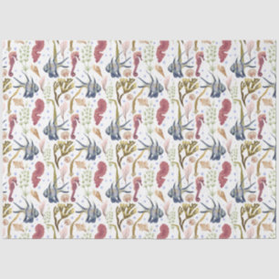 Papel De Seda Série Marine Life Design 1