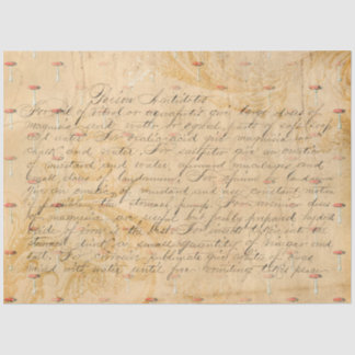 Papel De Seda Série Mushroom Ephemera Design nº 5