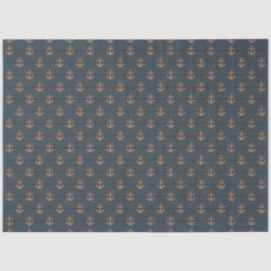 Papel De Seda Série Náutica Escura Design 4