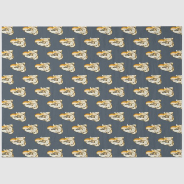 Papel De Seda Série Náutica Escura Design 9 (Frente )